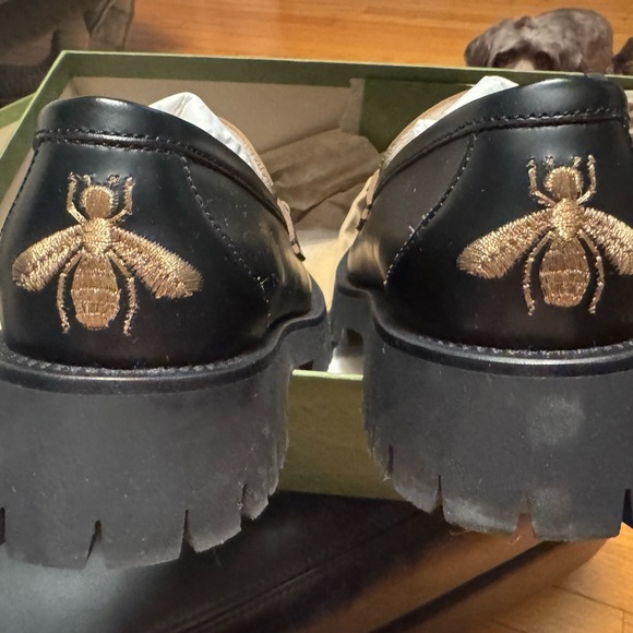 Gucci lug sole loafers 38.5. Never worn - Picture 6 of 9